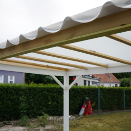 Installation de pergola en PVC Hautmont